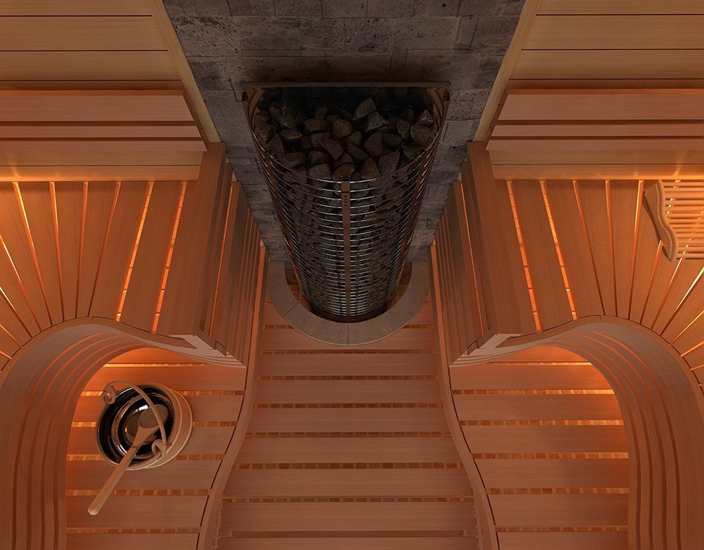 Электрическая печь SAWO TOWER TH3-45NB-WL-P (4,5 квт, встроенный пульт, пристенная) фотография