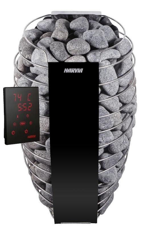 Электрическая печь Harvia Spirit SP60XW Black с выносным пультом WiFi в комплекте, 6 кВт фотография