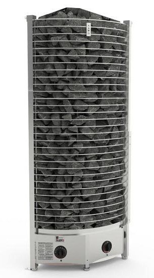 Электрическая печь SAWO TOWER TH3-45NB-CNR-P (4,5 квт, встроенный пульт, угловая) фотография